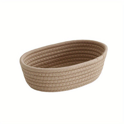 Nutshell stylish basket storage organizer in beige for versatile home decor and organization