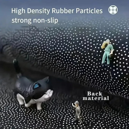 High-density non-slip material of Christmas Kitchen Non-Slip Rugs with rubber particles for safety