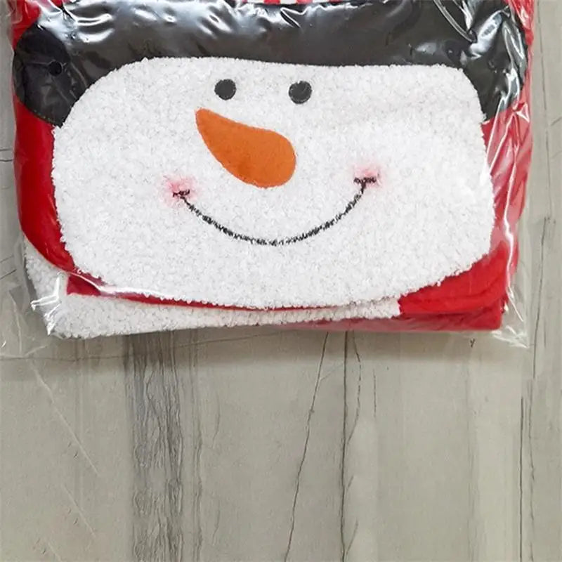 Nutshell Christmas Toilet Cover featuring a cheerful snowman design for festive bathroom decor