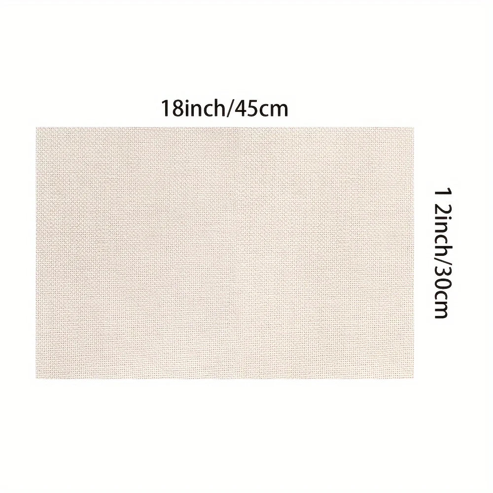 Nutshell Christmas tree placemats set in beige color measuring 18x12 inches for holiday dining decor