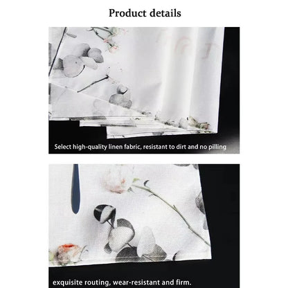 Elegant Christmas tree placemats set made of high-quality linen fabric, resistant to dirt and wear