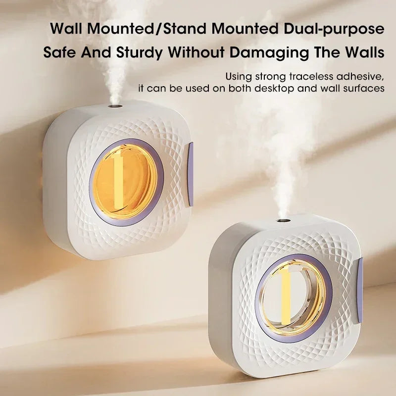 Nutshell desktop aroma diffuser wall mounted and stand mounted dual-purpose home fragrance device