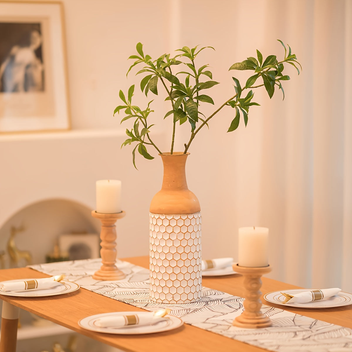 Nutshell extra large metal floor vases with a modern design, perfect for stylish home decor