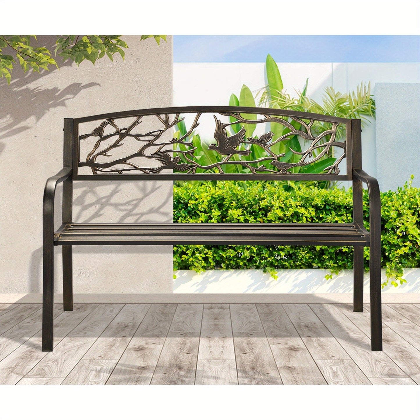 Nutshell Garden Bench 3 Seater with Elegant Design for Outdoor Relaxation and Seating