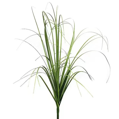 Nutshell Faux onion grass artificial plant with tall thin green blades in a natural clump