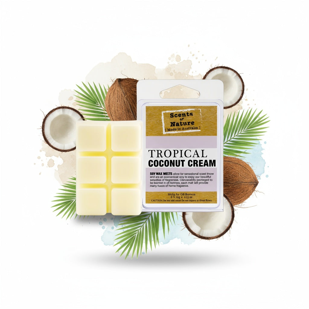 Tropical Coconut Cream Scents of Nature Soy Wax Melts