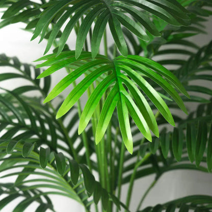 Large Artificial Palm Tree Monstera Tree Branch realistic green faux plant by Nutshell ideal for home decor