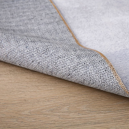 Nutshell grey hallway runner rug with a textured surface and durable edging for enhanced safety