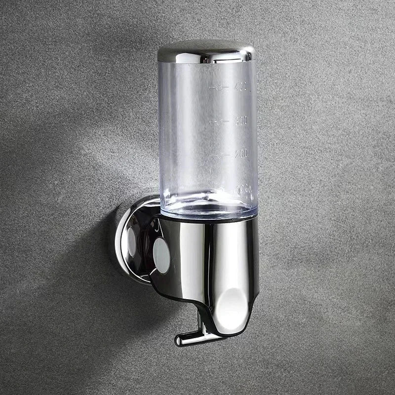 Nutshell Hand Liquid Soap Dispensers in chrome finish for stylish bathroom decor