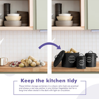 Nutshell Kitchen Organiser with Retro Storage Containers for homeware food storage solutions