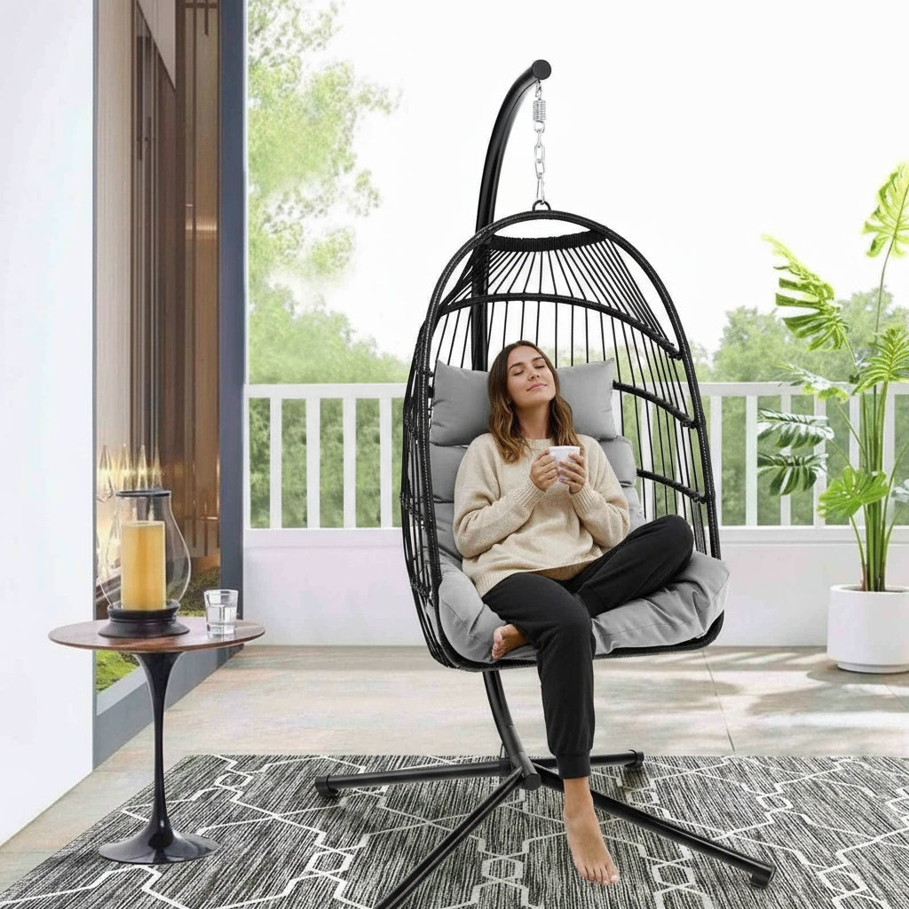 Nutshell Heavy Duty Outdoor Hanging Swing Chair