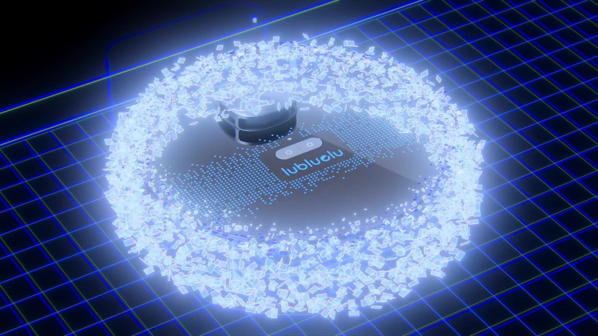 Nutshell robot vacuum and mop combo with advanced digital cleaning technology in futuristic design