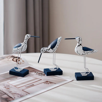 Nutshell Ornamental Birds in Mediterranean style home decor with unique designs and colors