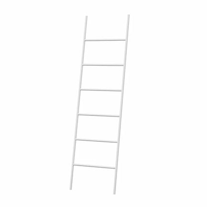 Nordic Style Towel Rack Ladder in White for Stylish Bathroom Organization