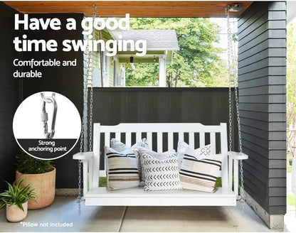 Nutshell Outdoor Porch Swing Chair with Comfortable Cushions and Durable Design for Relaxation