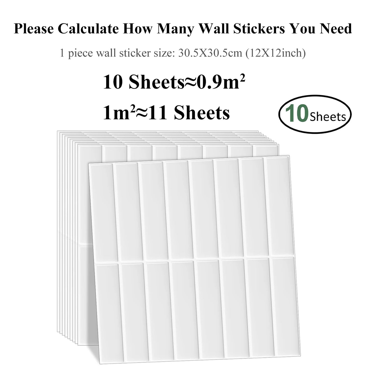 DIY Backsplash Tiles Nutshell 10 white peel and stick subway tile sheets 12x12 inch for kitchen walls