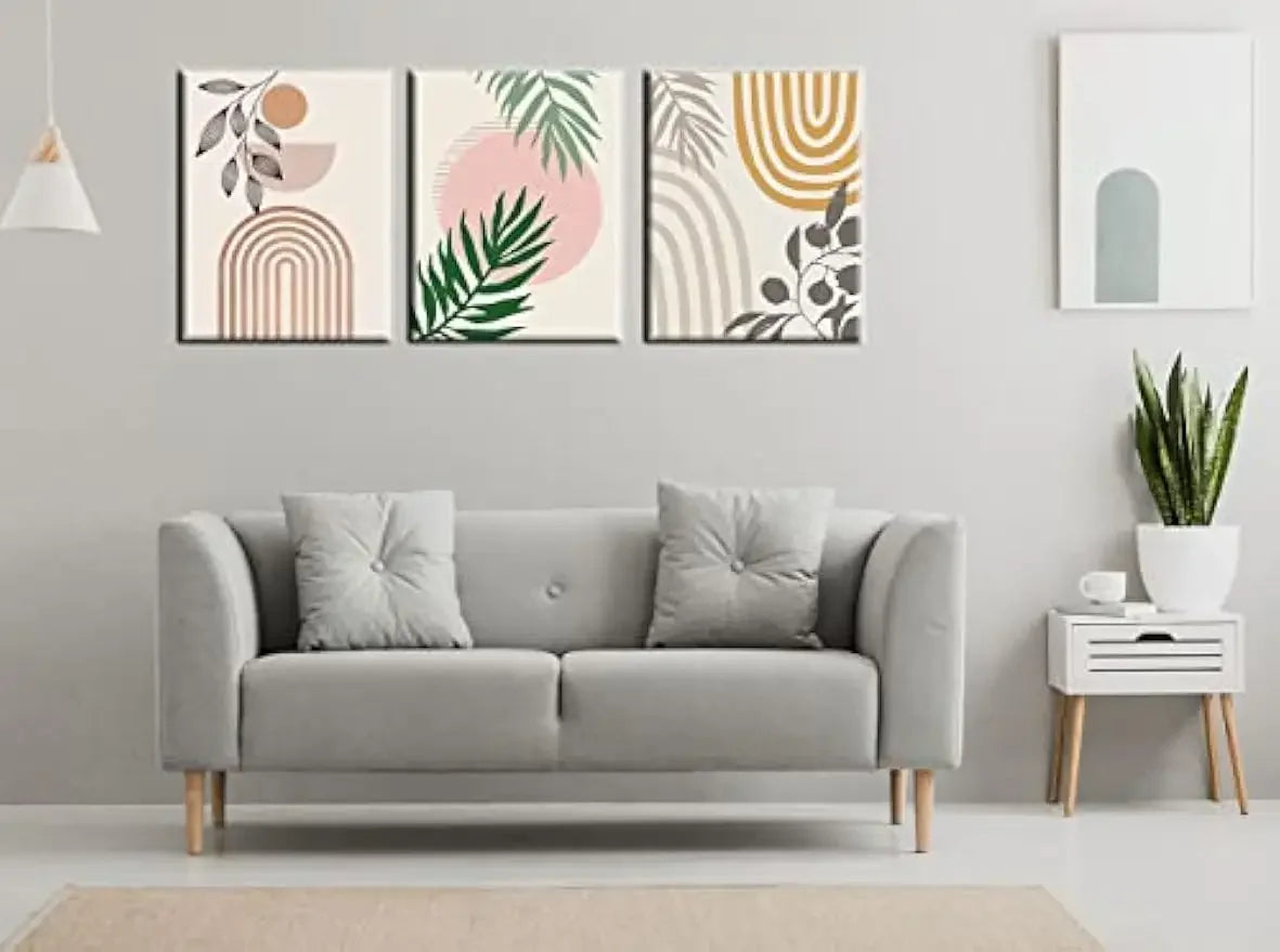 Nutshell Plant Canvas Wall Art Set for Modern Decor