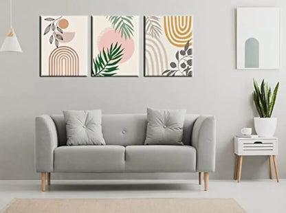 Nutshell Plant Canvas Wall Art Set for Modern Decor