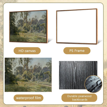 Beautiful prairie canvas wall art featuring a serene landscape in soft colors with a sturdy frame