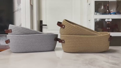 Nutshell Decorative Storage Basket for Stylish Organization