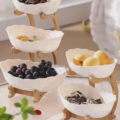 Multi-layer fruit tray set - drop resistant