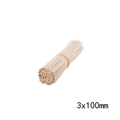 Nutshell reed diffuser replacement sticks bundle 3x100mm natural wood for diffuser refills