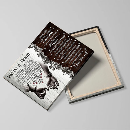 Nutshell retro love quotes wall art featuring a romantic design with heartfelt messages