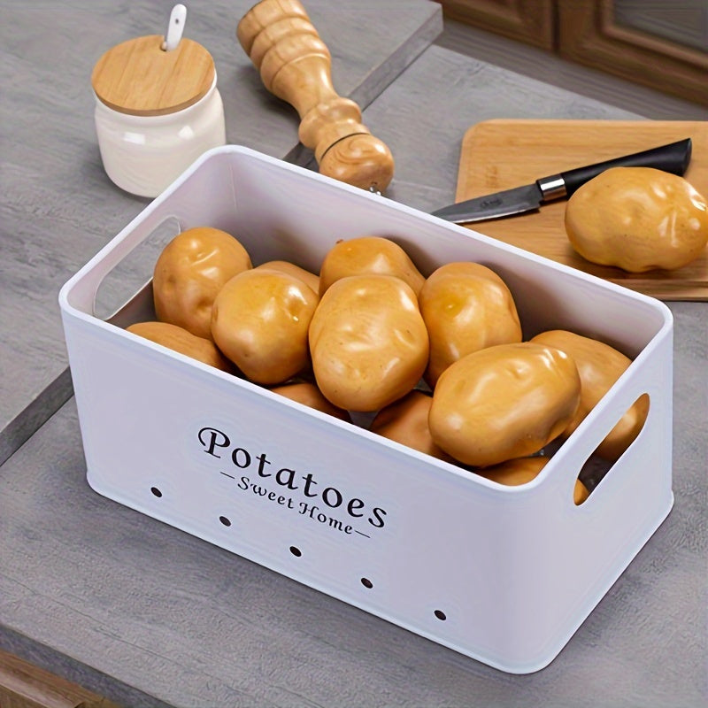 Nutshell Shatterproof Kitchen Canister Set for Organizing Potatoes and Vegetables in Style
