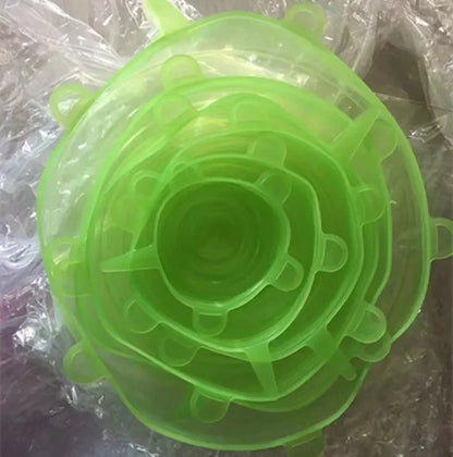 Nutshell Silicone Stretch Lid in assorted sizes for easy food storage and sealing