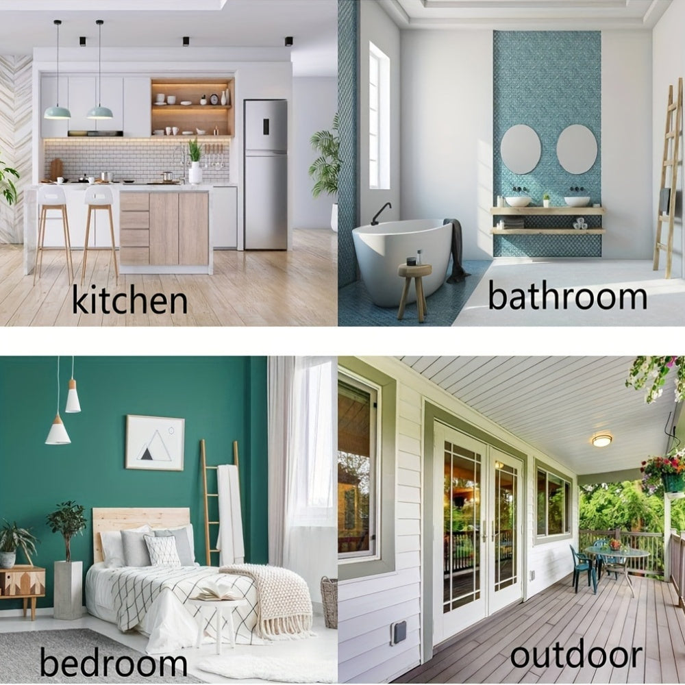 Thick sponge comfort laundry mat displayed in kitchen, bathroom, bedroom, and outdoor settings