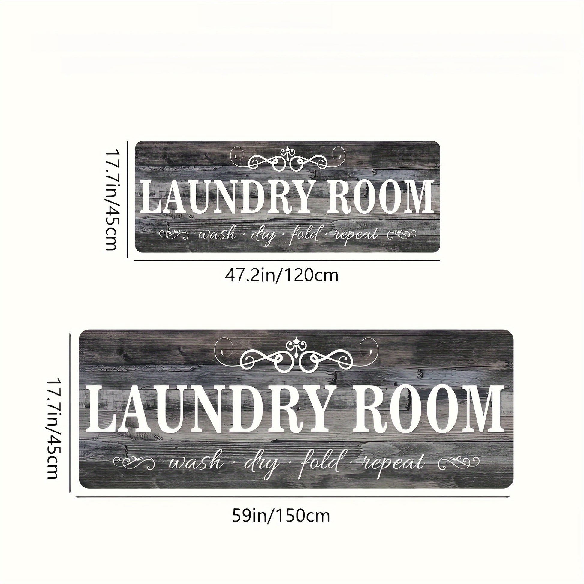 Nutshell thick sponge comfort laundry mat in a stylish design for laundry rooms