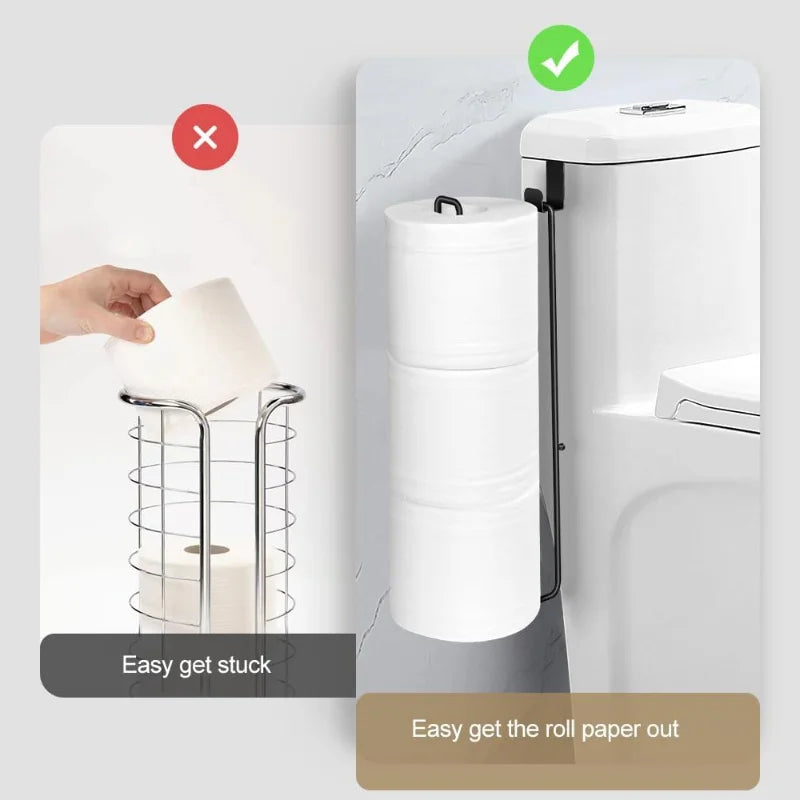 Nutshell Toilet Paper Holder showcases easy access with a modern design for bathroom convenience