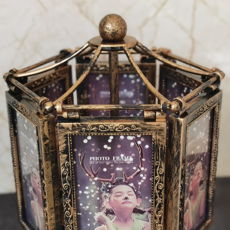 Nutshell vintage wedding picture frame in ornate design for displaying cherished memories