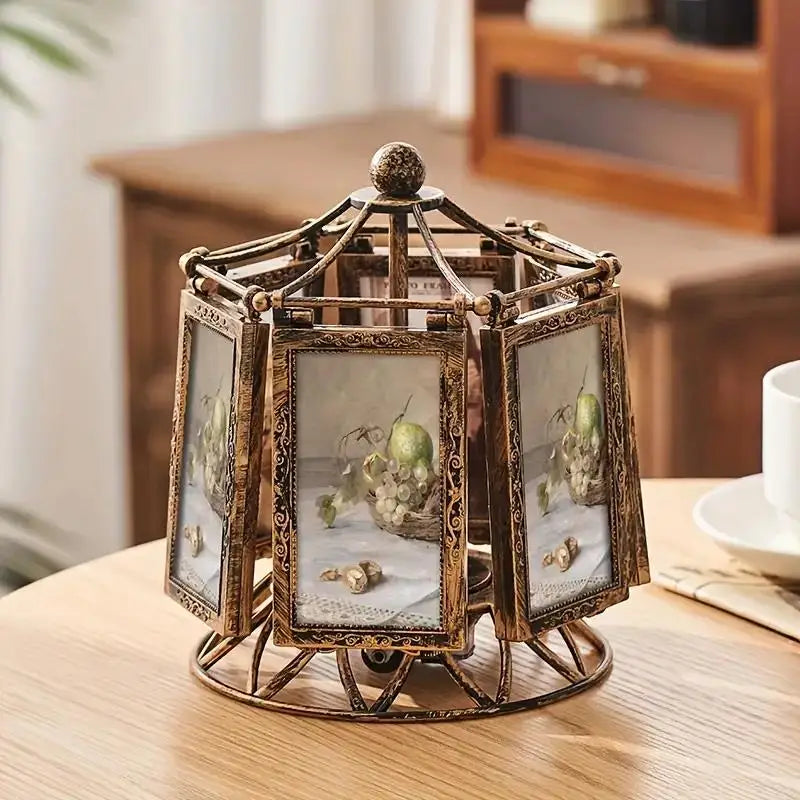 Vintage wedding picture frame with ornate design for displaying cherished memories on a tabletop