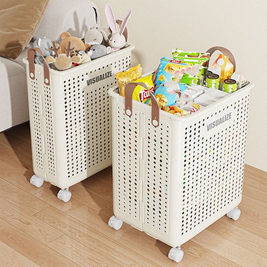 Nutshell large foldable laundry hamper with wheels, ideal for organizing laundry and toys