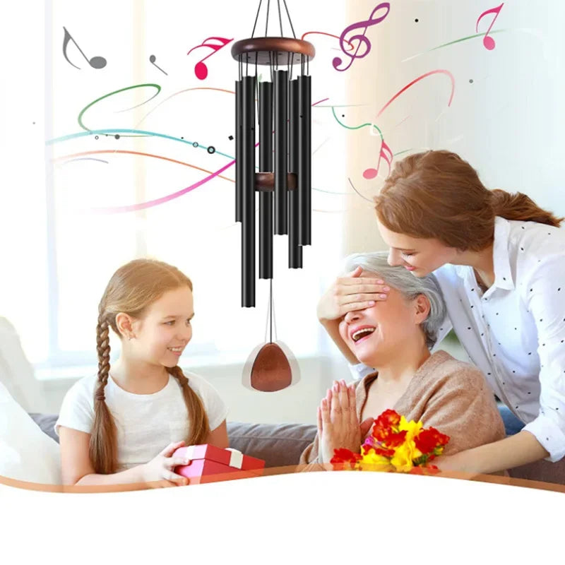 Nutshell 6 tube wind chimes for patio, perfect for adding melody to outdoor spaces
