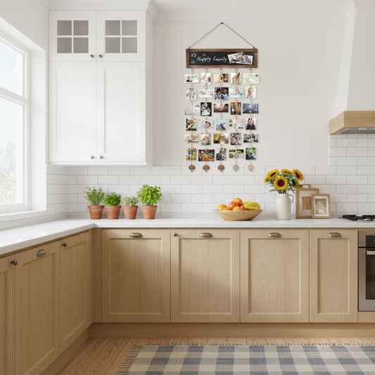 Nutshell Wooden Wall Photo Clips for Stylish Decor